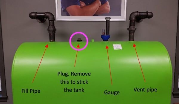 heating oil tank diagram