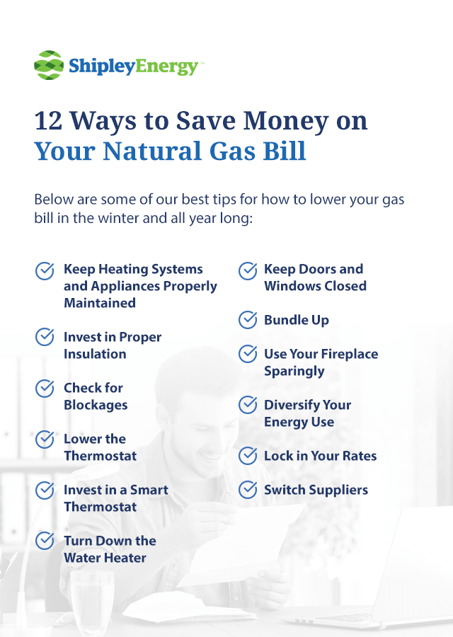 12 Ways to Save Money on Your Natural Gas Bill 