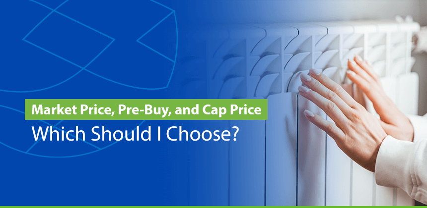 market price, pre-buy, and cap price