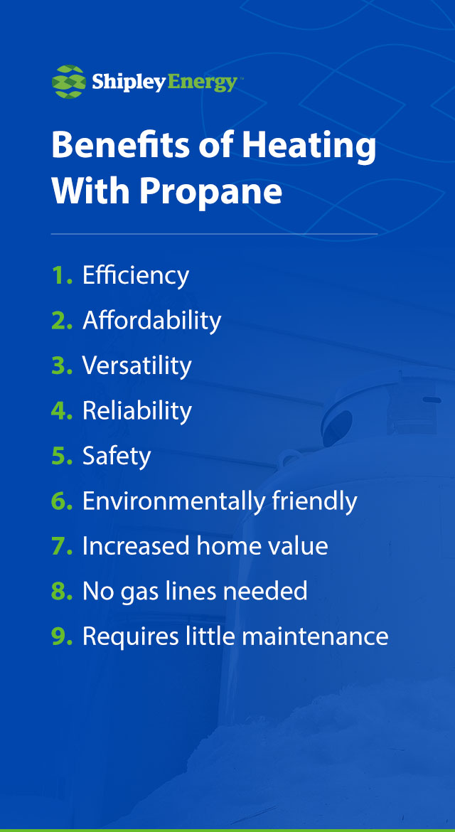 benefits of heating with propane