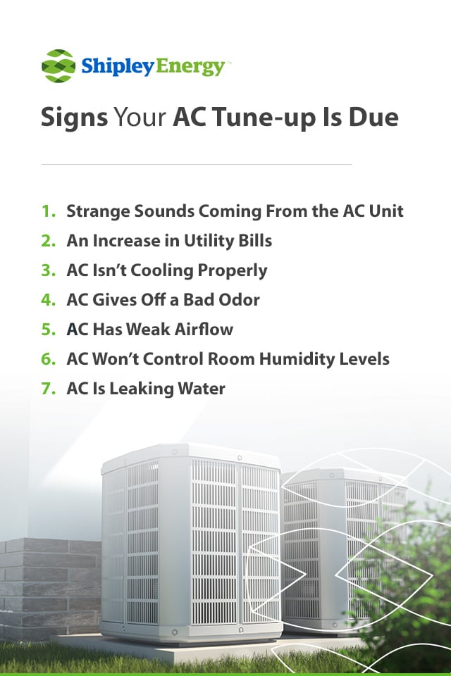 Signs your ac tune-up is due