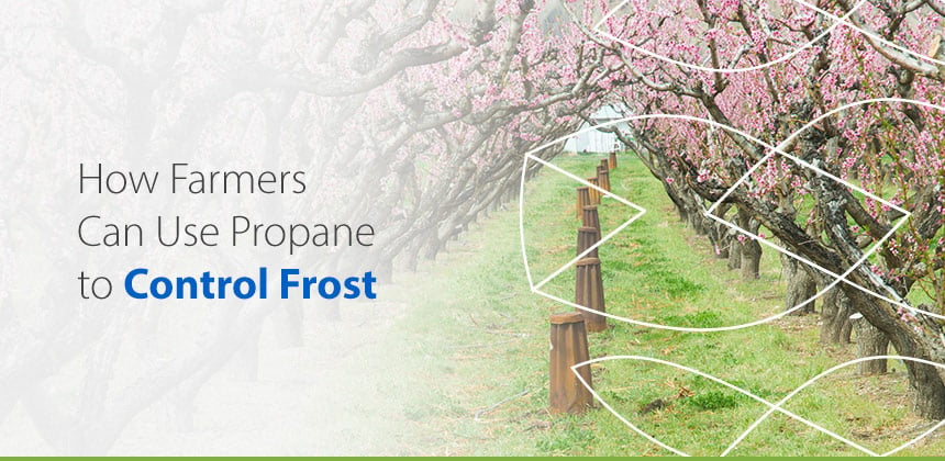propane to control frost