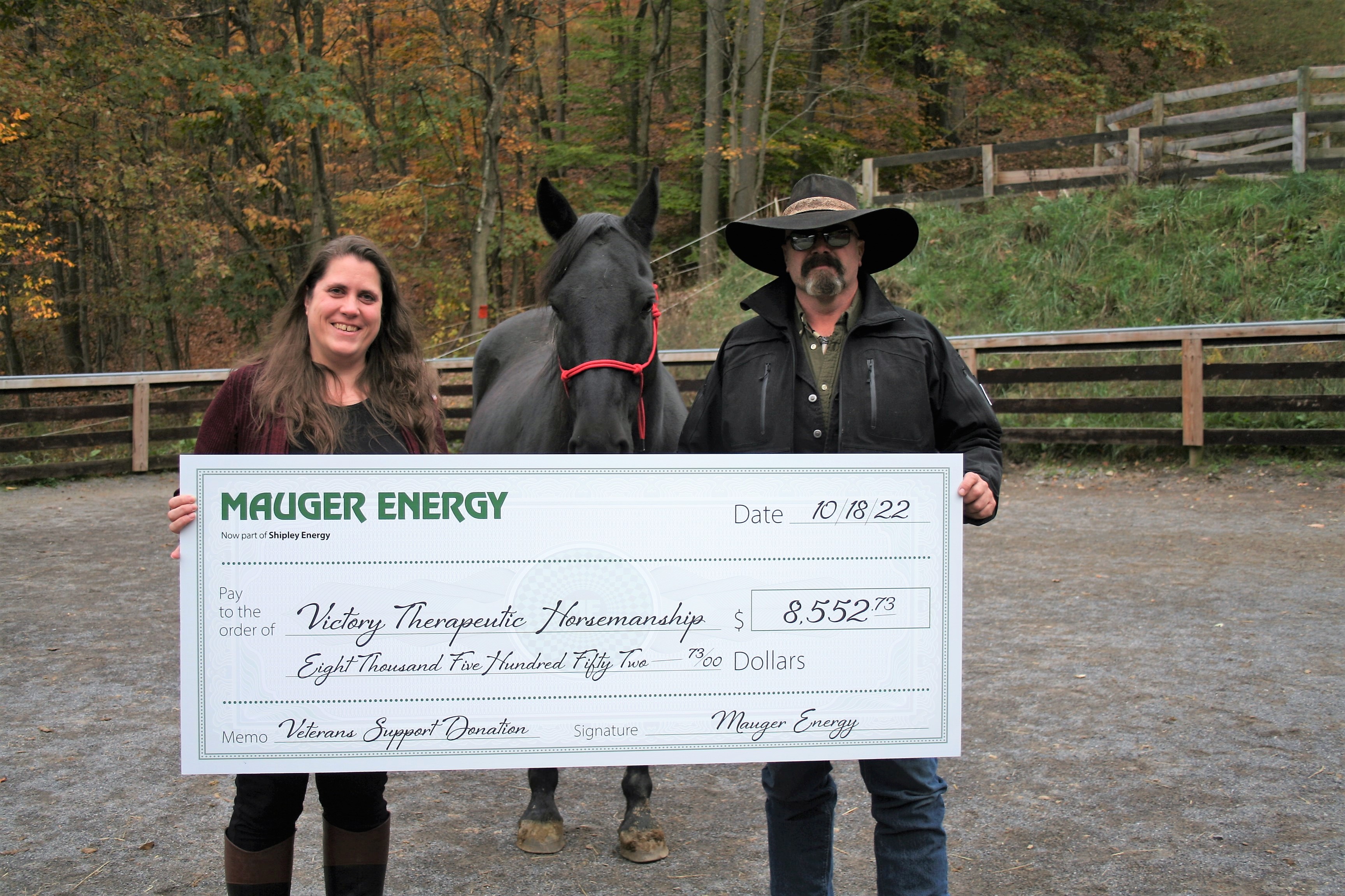 Donation from Mauger Energy to VTH