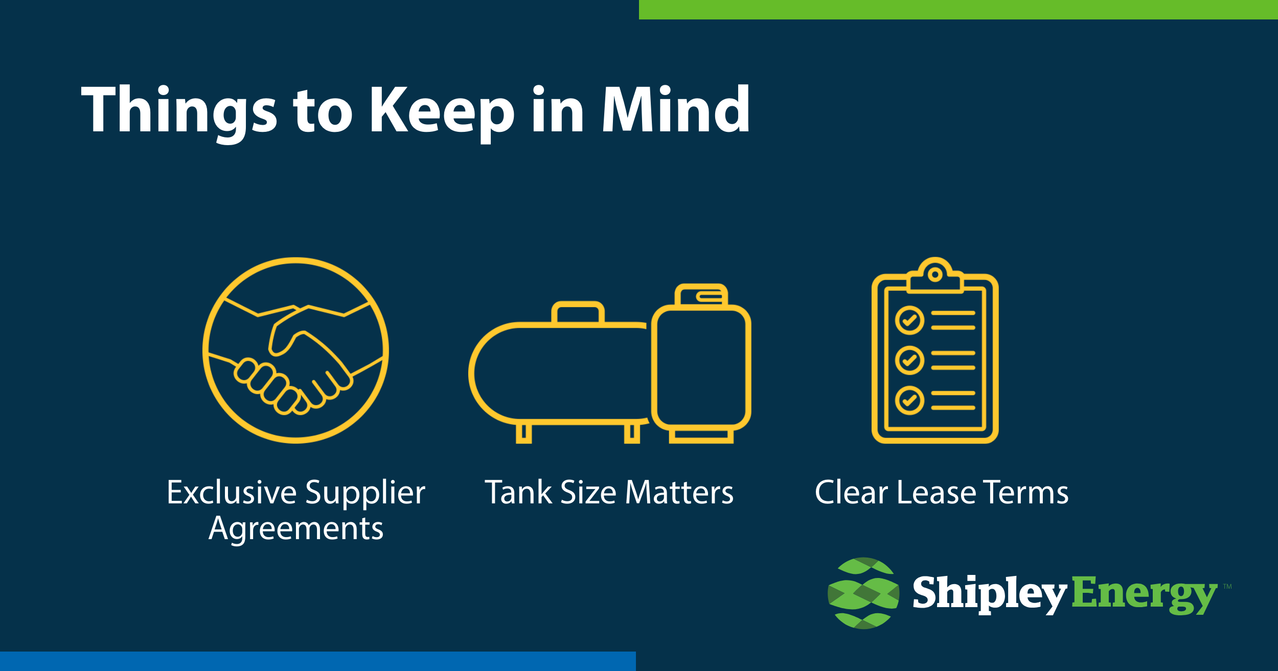 Thing to Keep in Mind when leasing a propane tank.