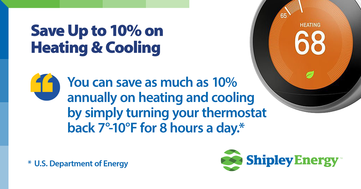 Save Up to 10% on Heating & Cooling