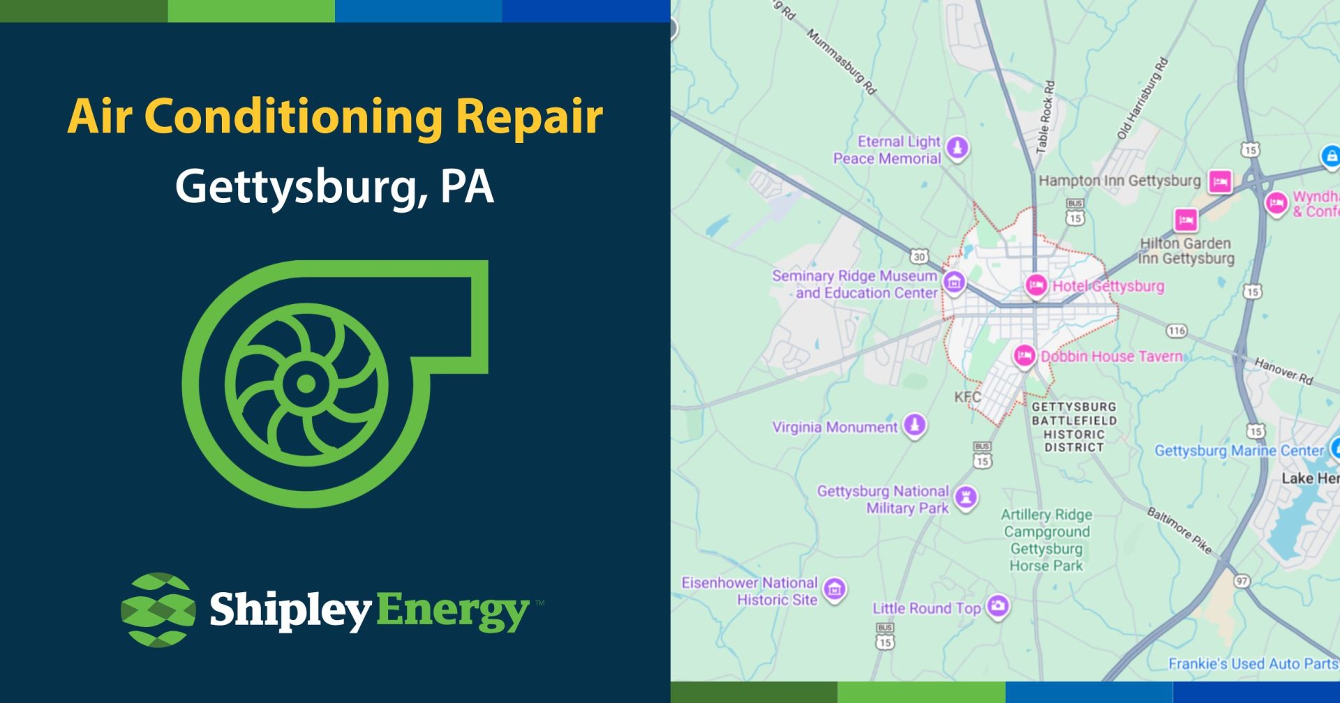 Air conditioning repair Gettysburg, PA