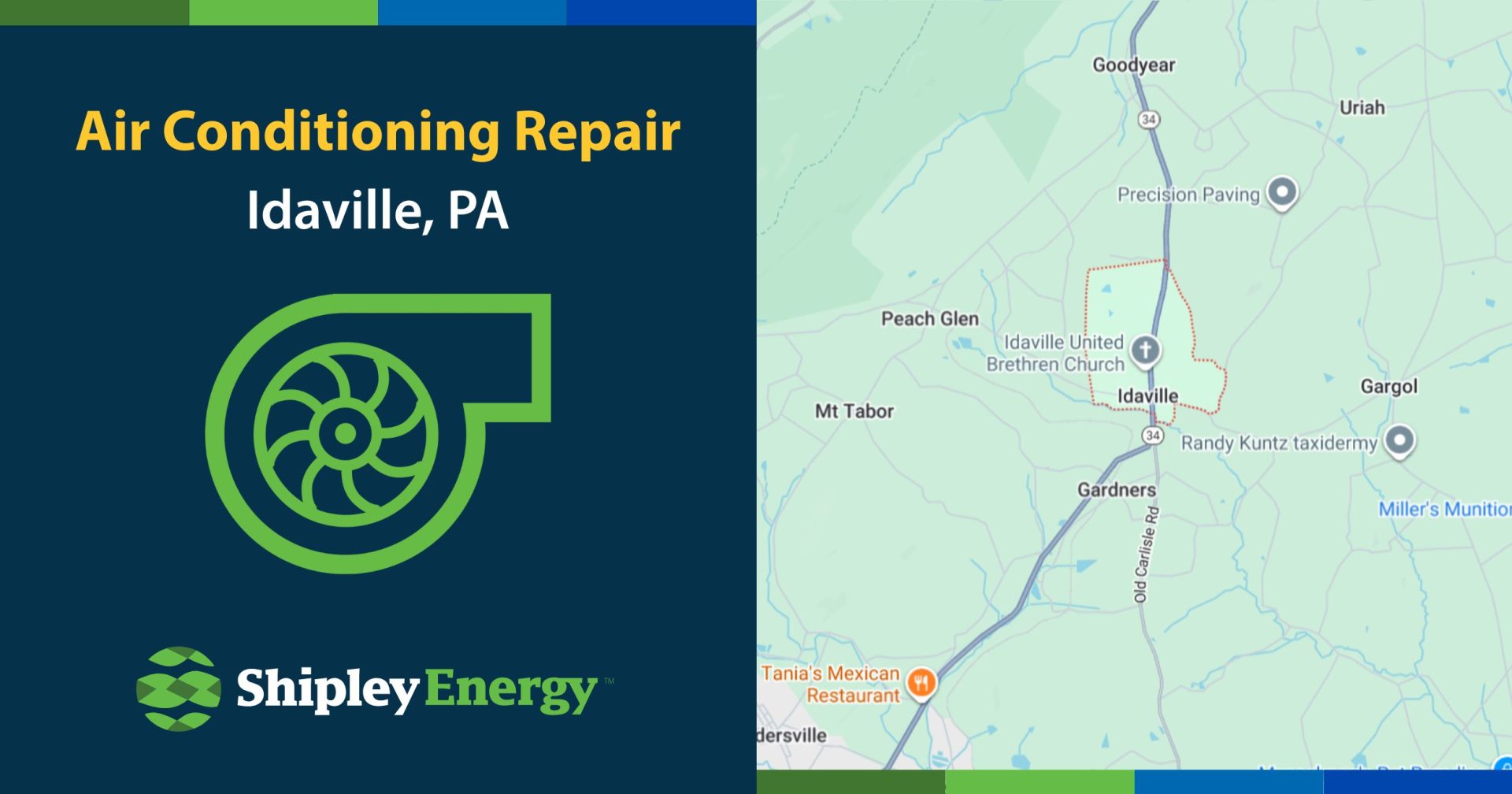 Air conditioning repair in Idaville, PA