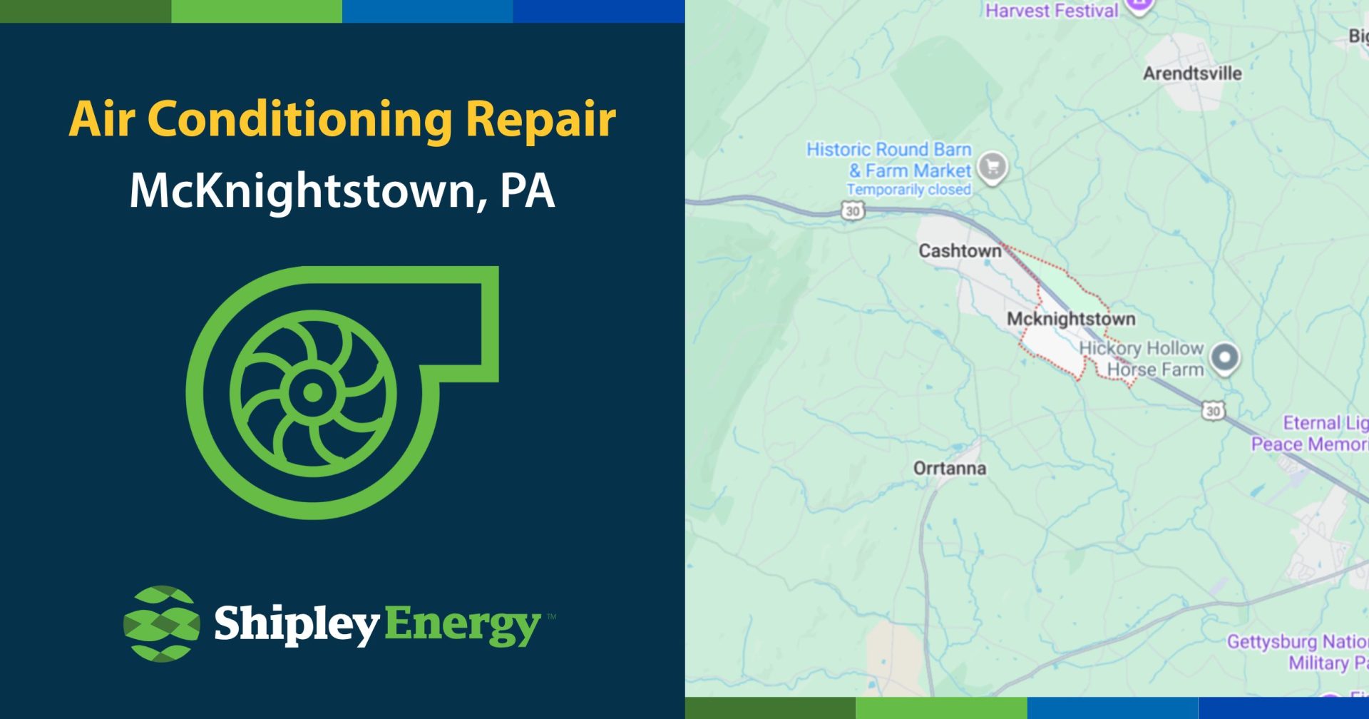 Air conditioning repair in McKnightstown, PA