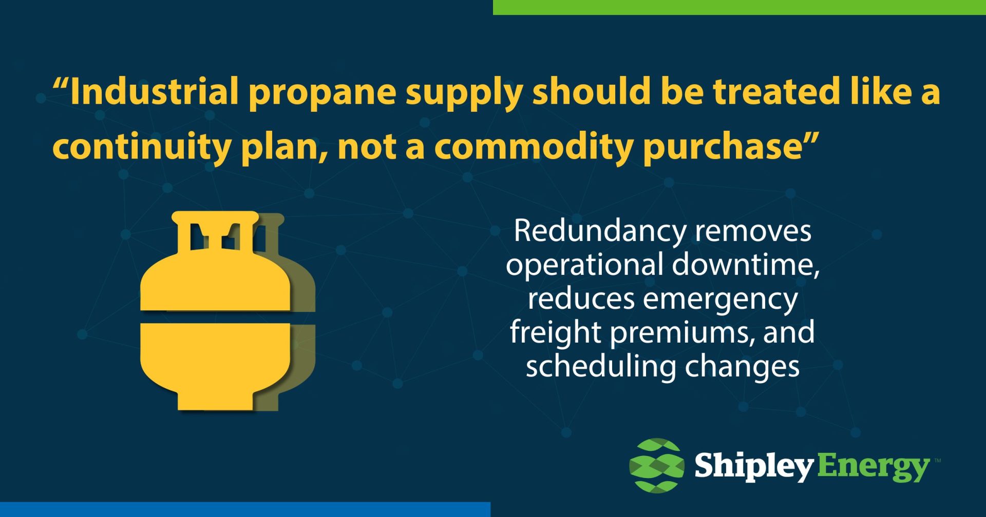 Industrial propane supply should be treated like a continuity plan, not a commodity purchase